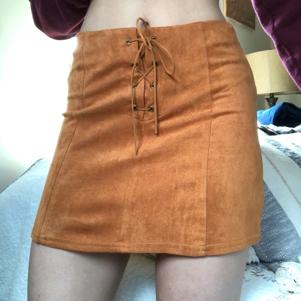 Forever 21 Suede Mini Skirt